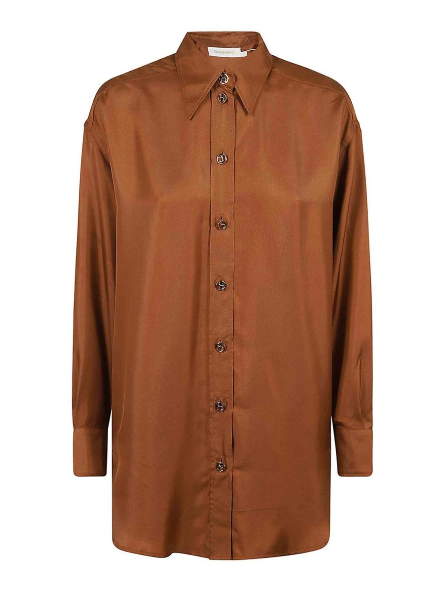 Zimmermann Chemise - Marron