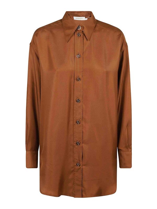 Zimmermann Chemise - Marron