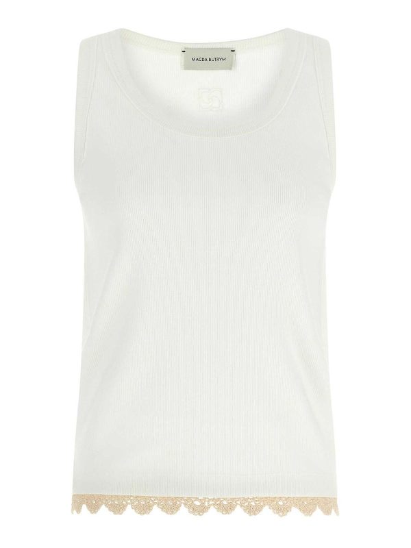 Magda Butrym Top - Blanc