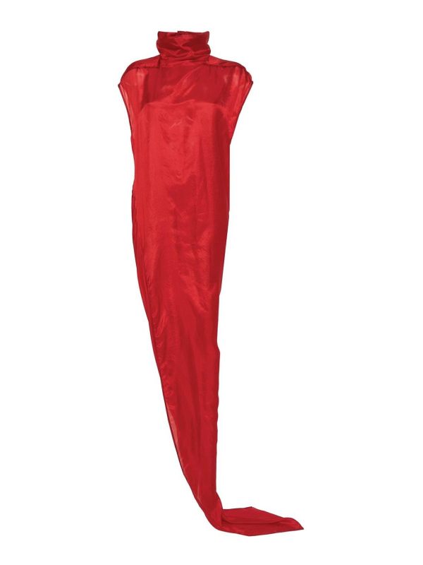 Rick Owens Maxi Robe - Rouge