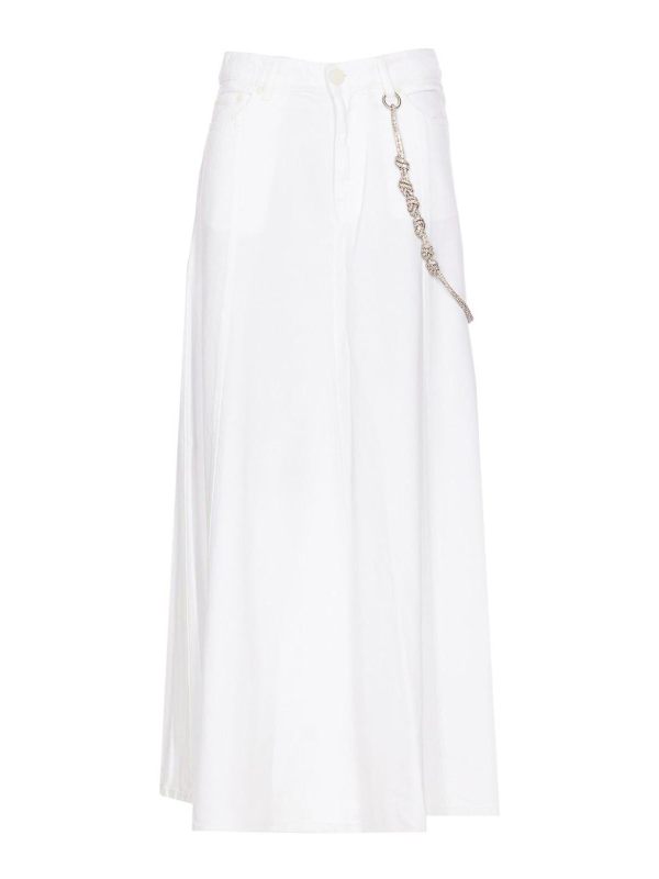 Pinko Jupe Midi - Blanc