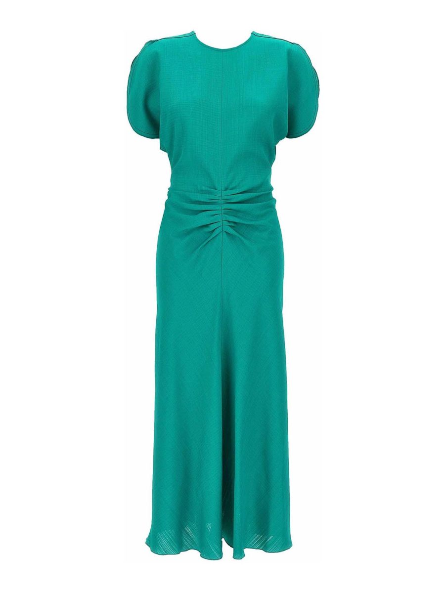 Victoria Beckham Maxi Robe - Vert