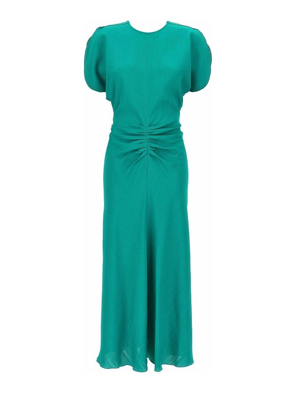 Victoria Beckham Maxi Robe - Vert
