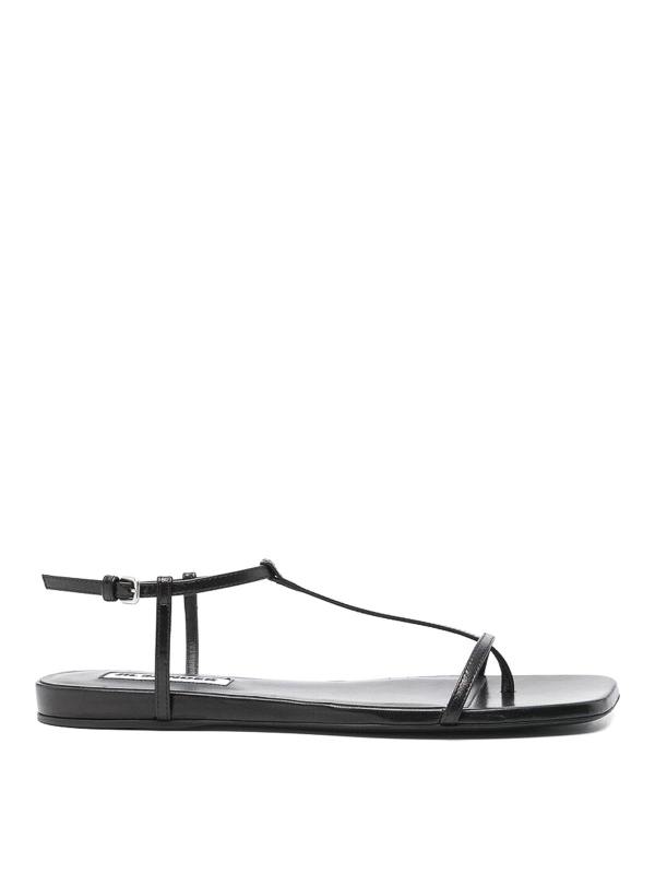 Jil Sander Sandales - Noir