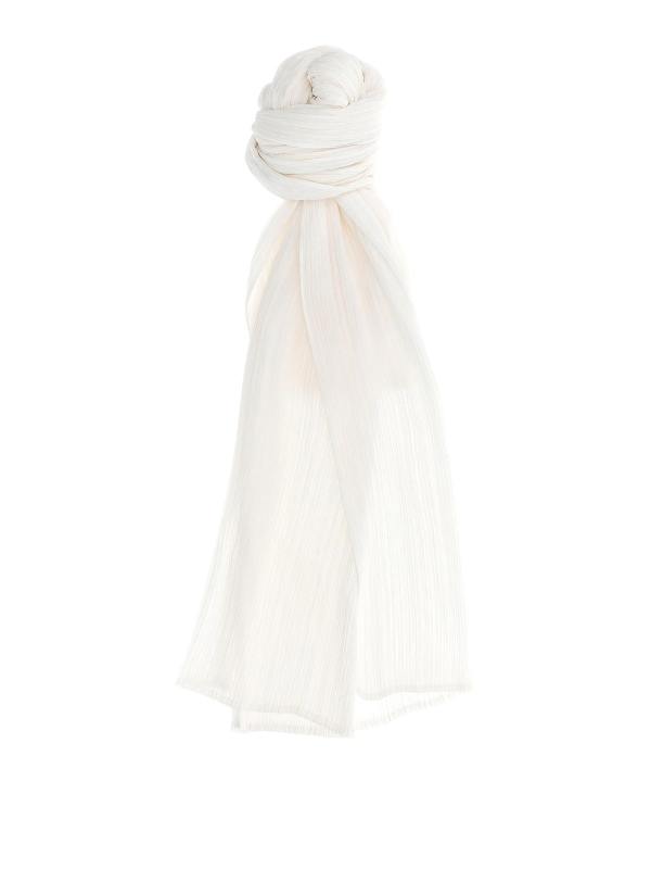 Pleats Please Issey Miyake Étole - Blanc