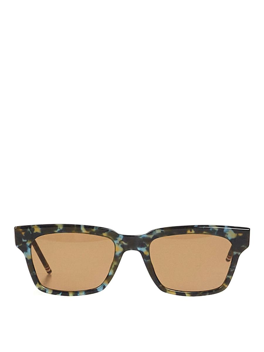 Thom Browne Lunettes De Soleil - Bleu