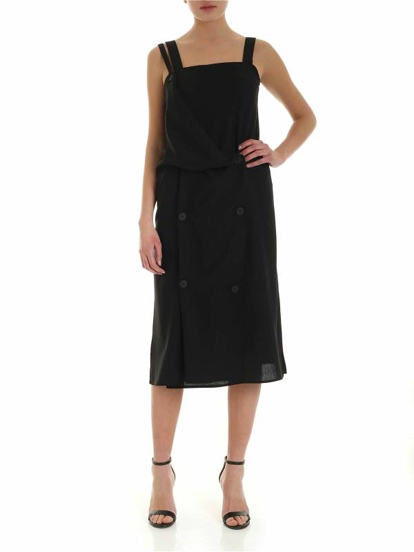 McQ Alexander Mcqueen Robe Au Genou - Kotomi