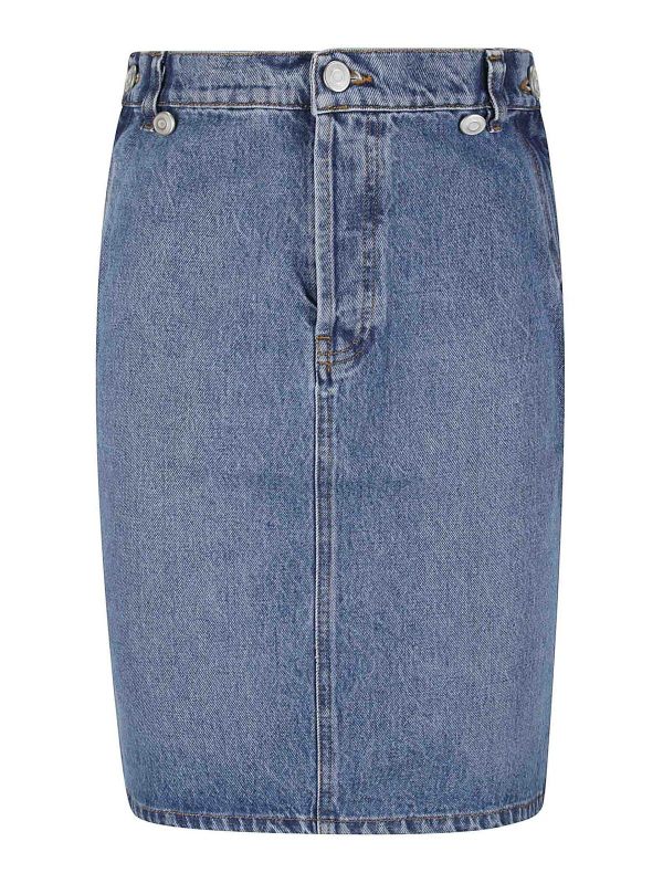 Coperni Jupe Midi - Bleu