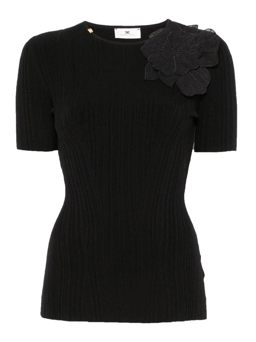 Elisabetta Franchi Top - Noir