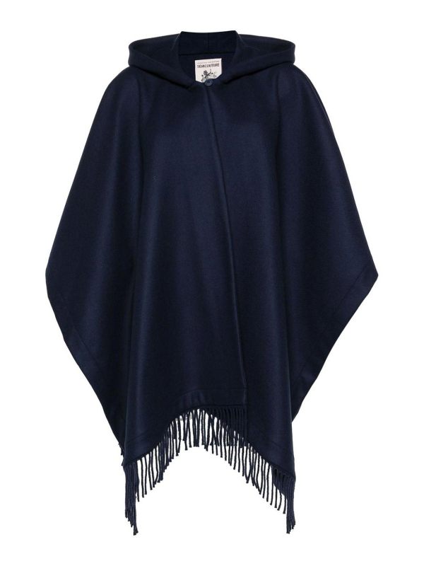 Semicouture Manteau Court - Bleu Foncé
