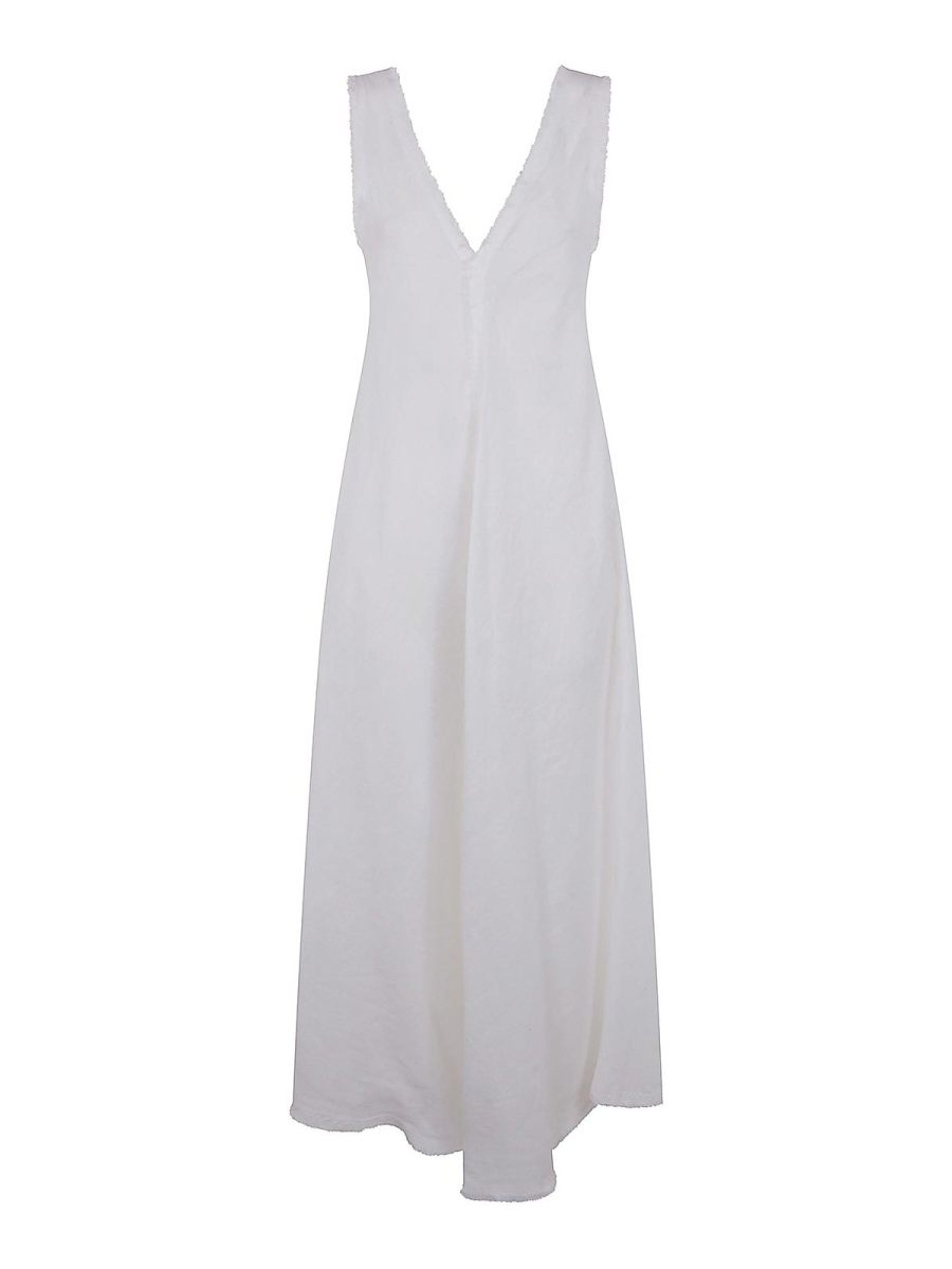 P. A.R. O.S. H. Robe Au Genou - Blanc