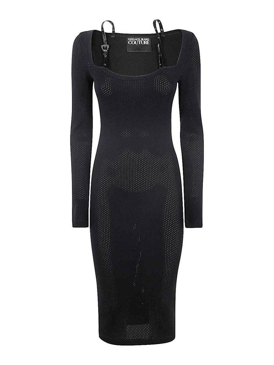 Versace Jeans Couture Maxi Robe - Noir