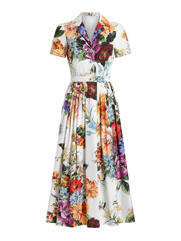 Dolce & Gabbana Robe Au Genou - Multicolore