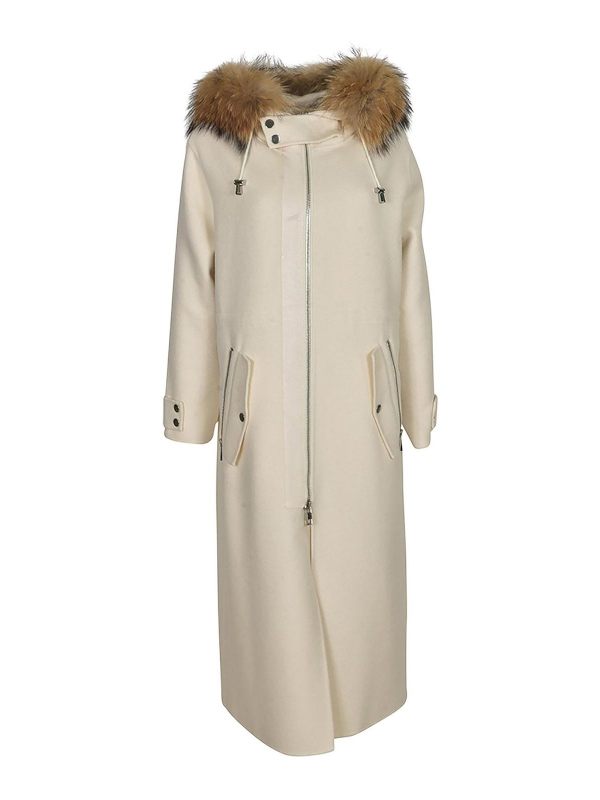 P. A.R. O.S. H. Manteau Court - Crème