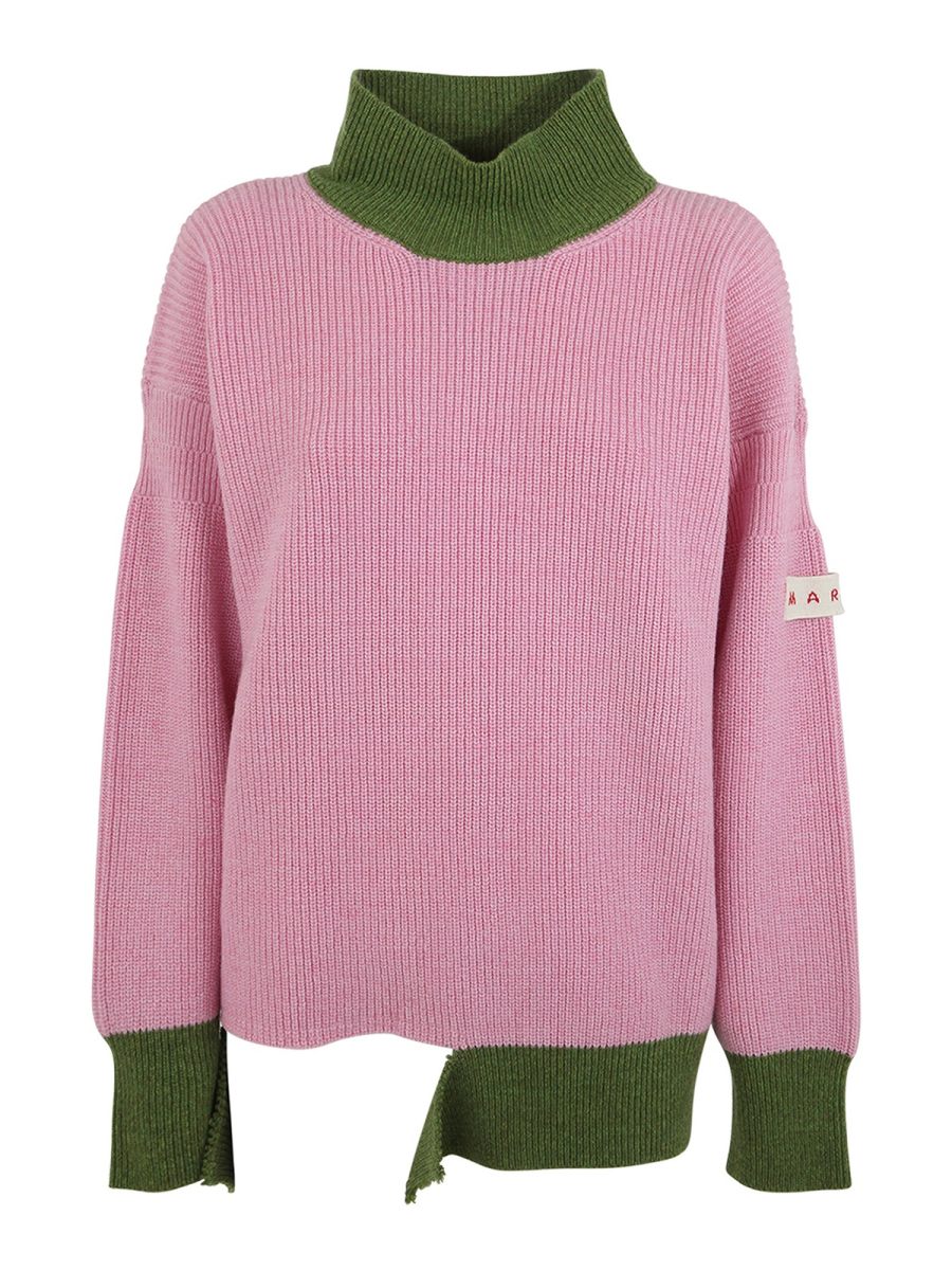 Marni Pull Col Rond - Rose
