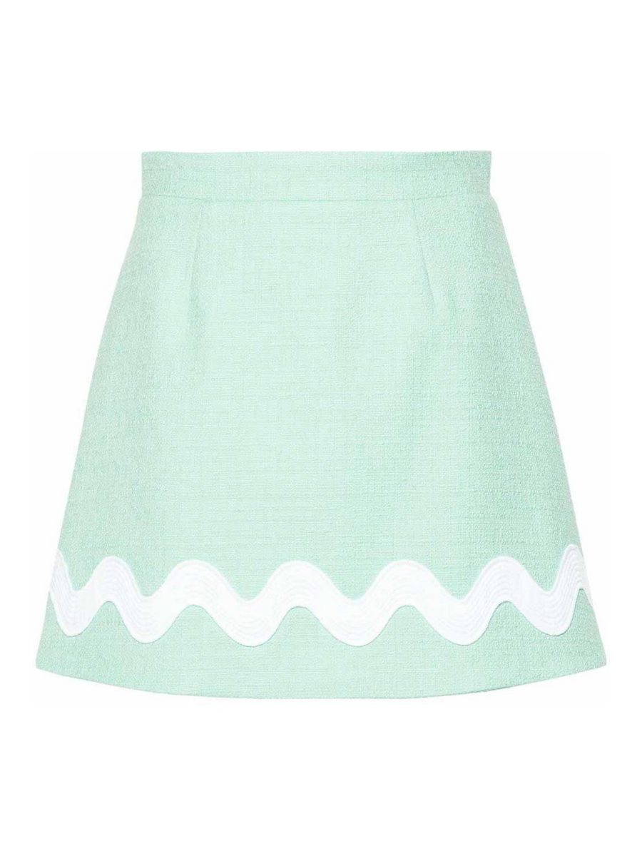 Patou Jupe Midi - Vert