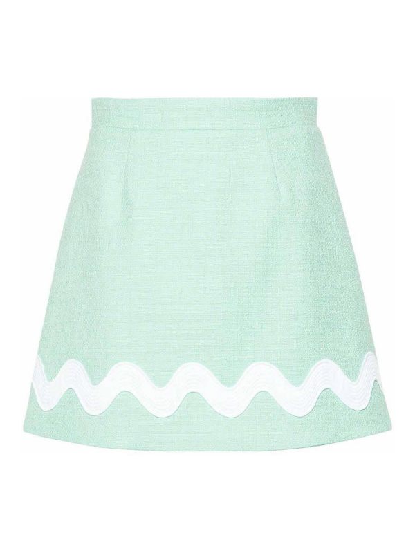 Patou Jupe Midi - Vert