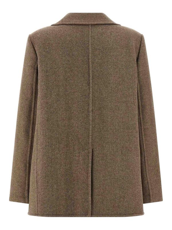 Tory Burch Manteau Court - Beige