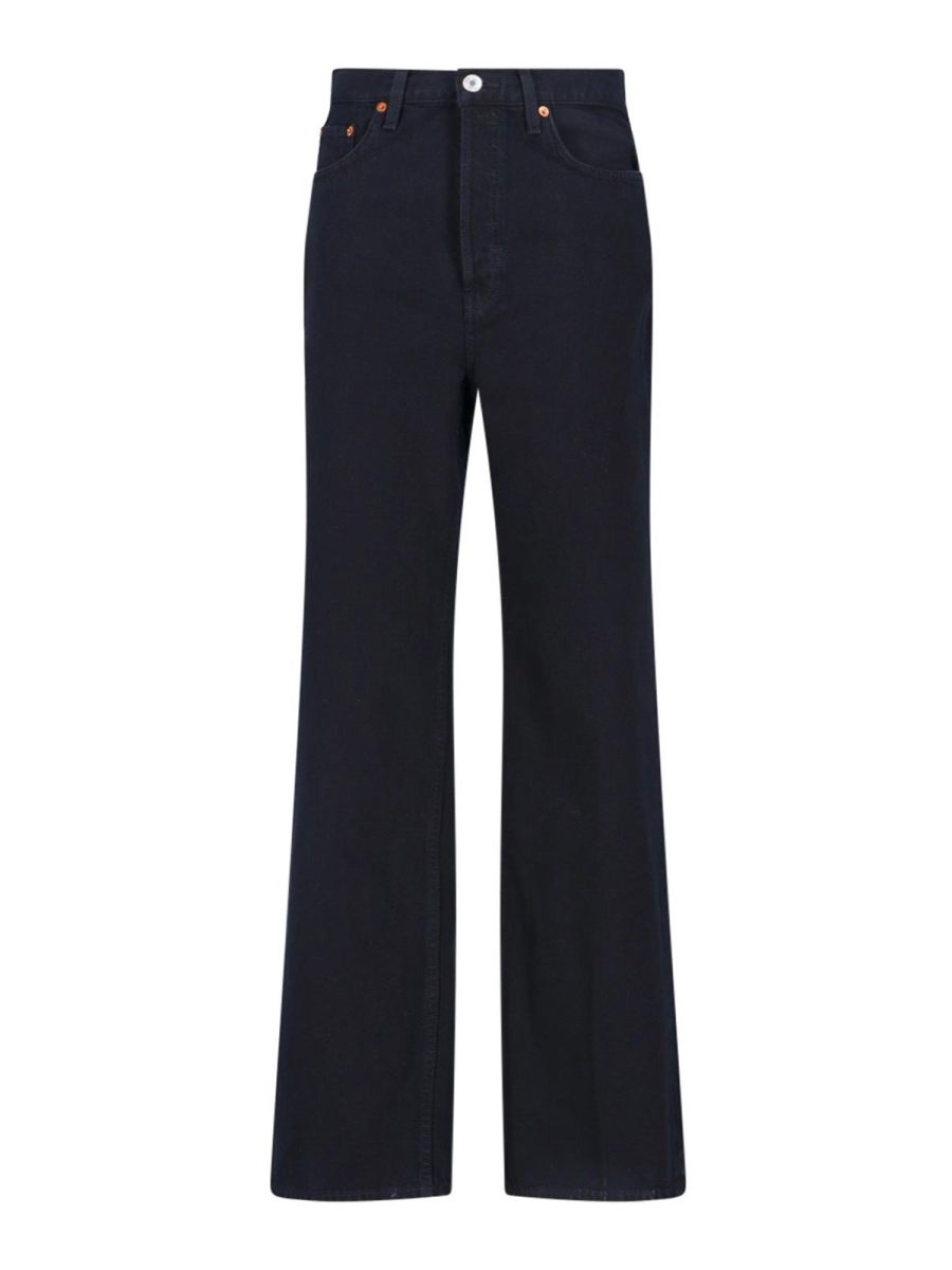 Re/Done Jean Droit - Noir