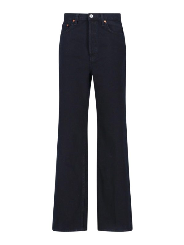 Re/Done Jean Droit - Noir