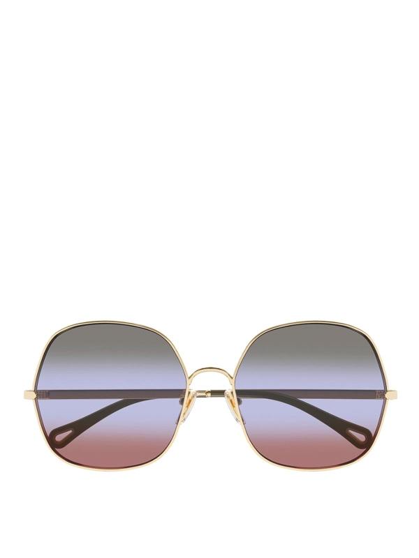 Chloe' Lunettes De Soleil - Or