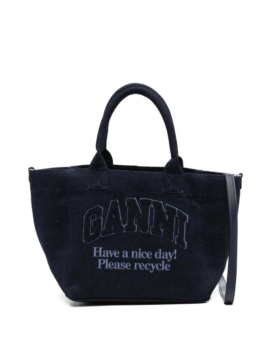 Ganni Sac Cabas - Bleu