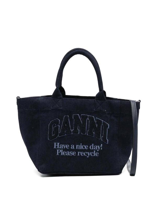 Ganni Sac Cabas - Bleu