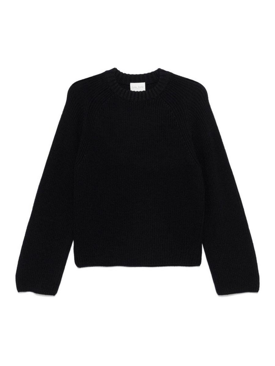 Forte Forte Pull Col Rond - Bleu