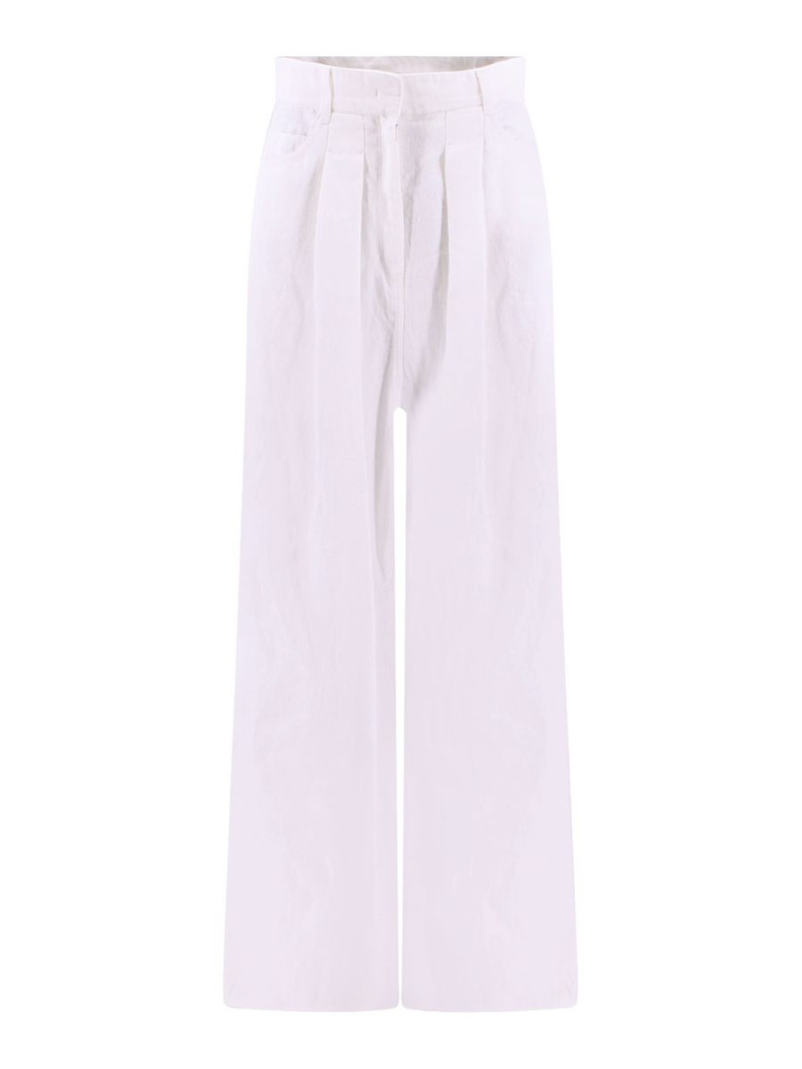 Krizia Pantalons Décontractés - Blanc