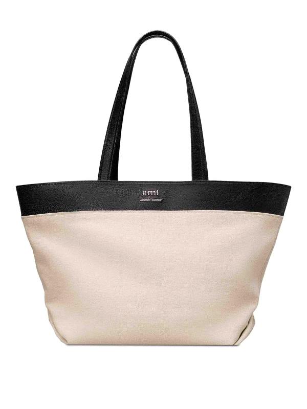 Ami Paris Sac Cabas - Beig