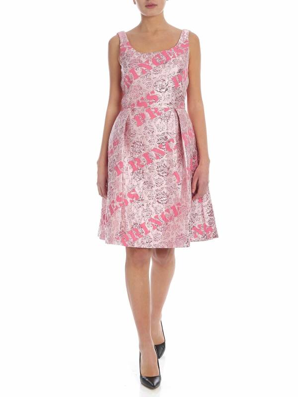 Moschino Robe Au Genou - Rose