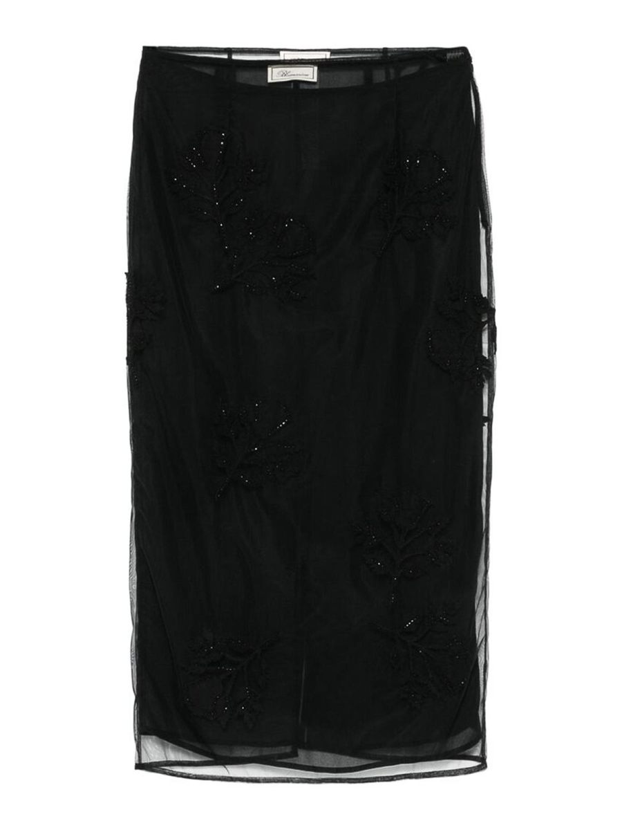 Blumarine Jupe Midi - Noir