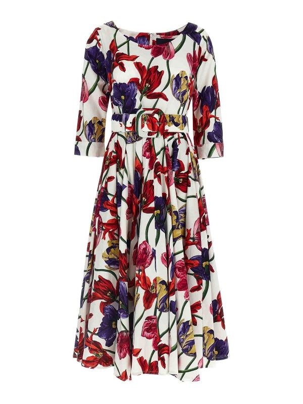 Samantha Sung Robe Au Genou - Multicolore