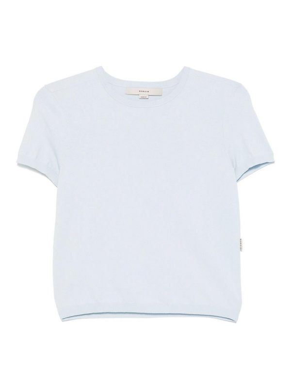 Remain Birger Christensen T-Shirt - Bleu Clair