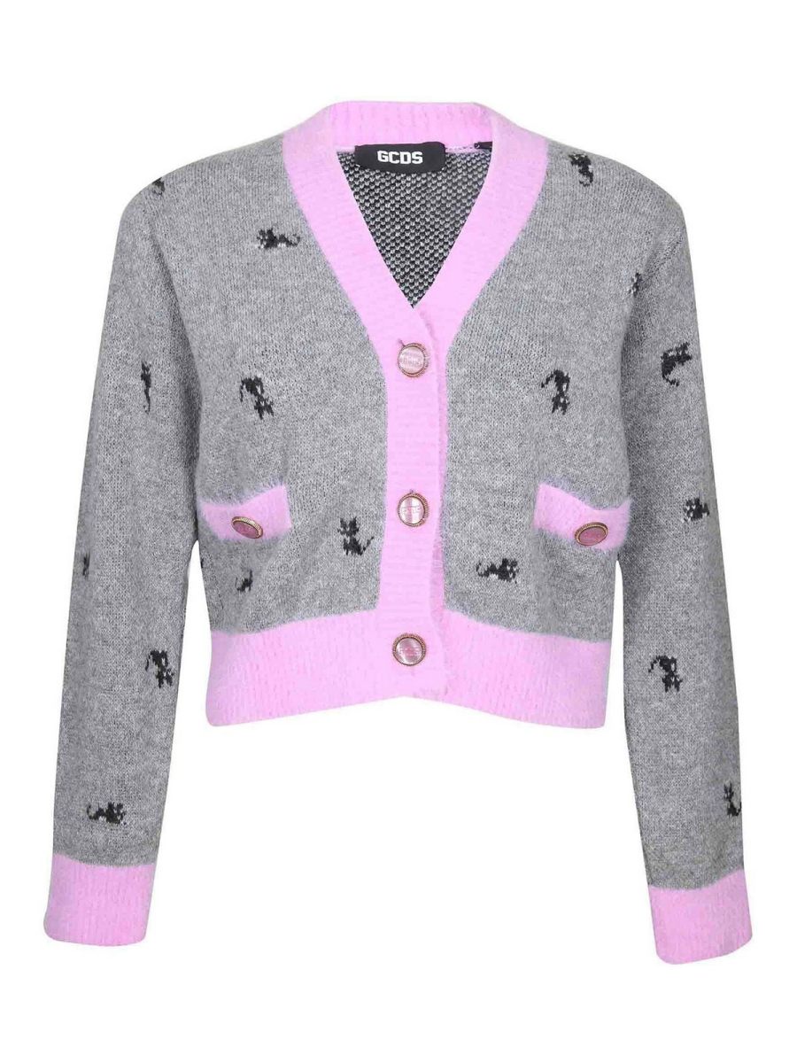 Gcds Cardigan - Gris