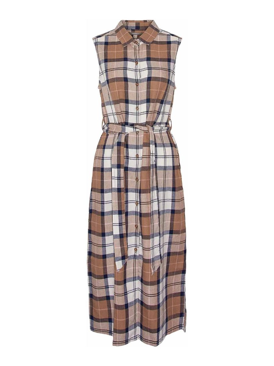 Barbour Robe Au Genou - Multicolore