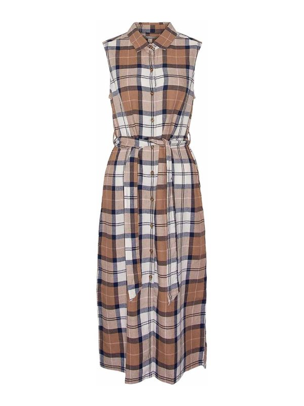 Barbour Robe Au Genou - Multicolore