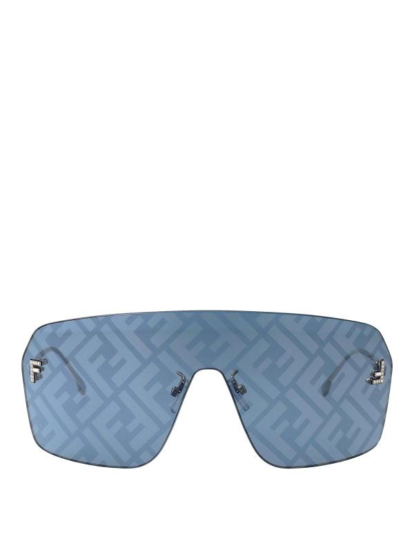 Fendi Lunettes De Soleil - Gris