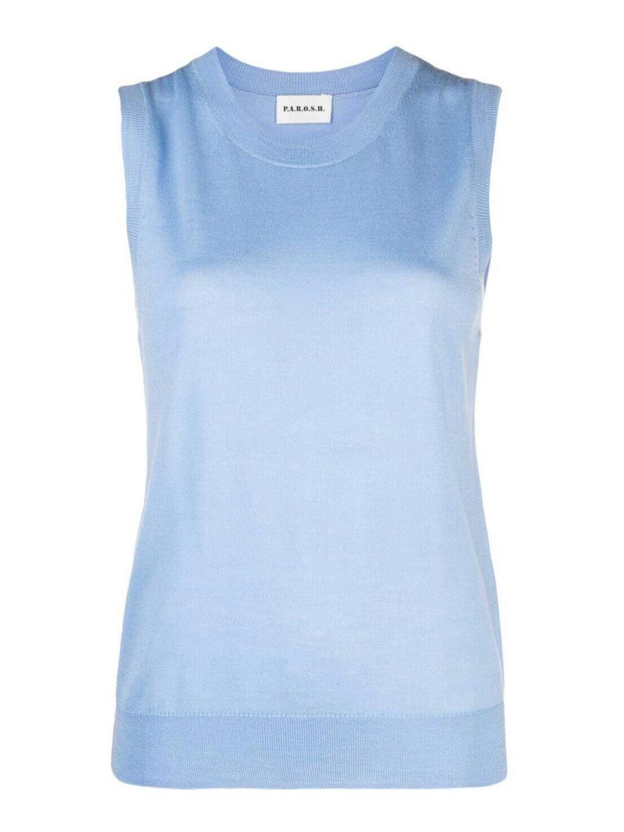 P. A.R. O.S. H. Pull Col Rond - Bleu