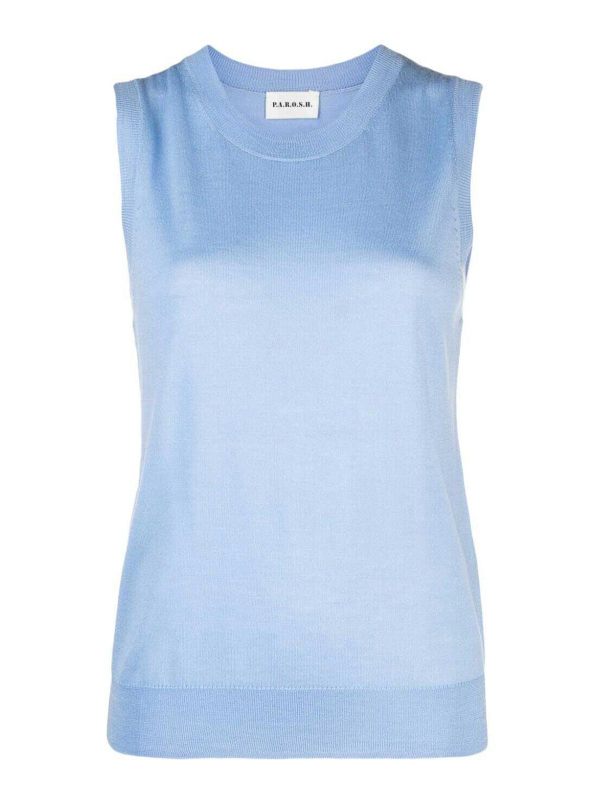 P. A.R. O.S. H. Pull Col Rond - Bleu