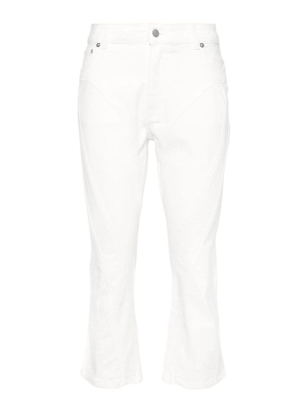 Mugler Jean Droit - Blanc