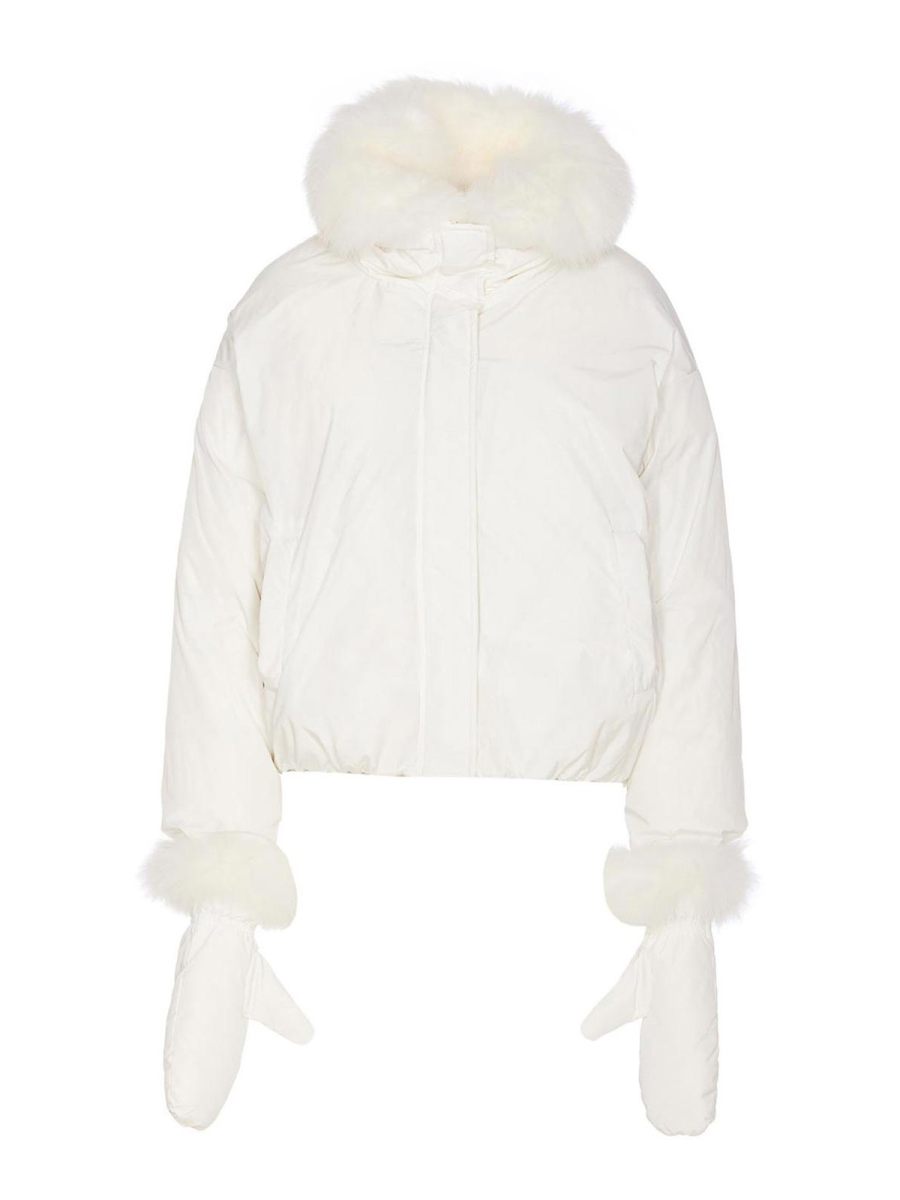 Yves Salomon Veste Casual - Blanc