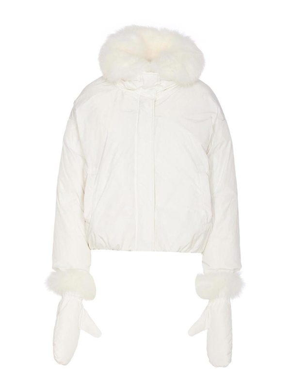 Yves Salomon Veste Casual - Blanc