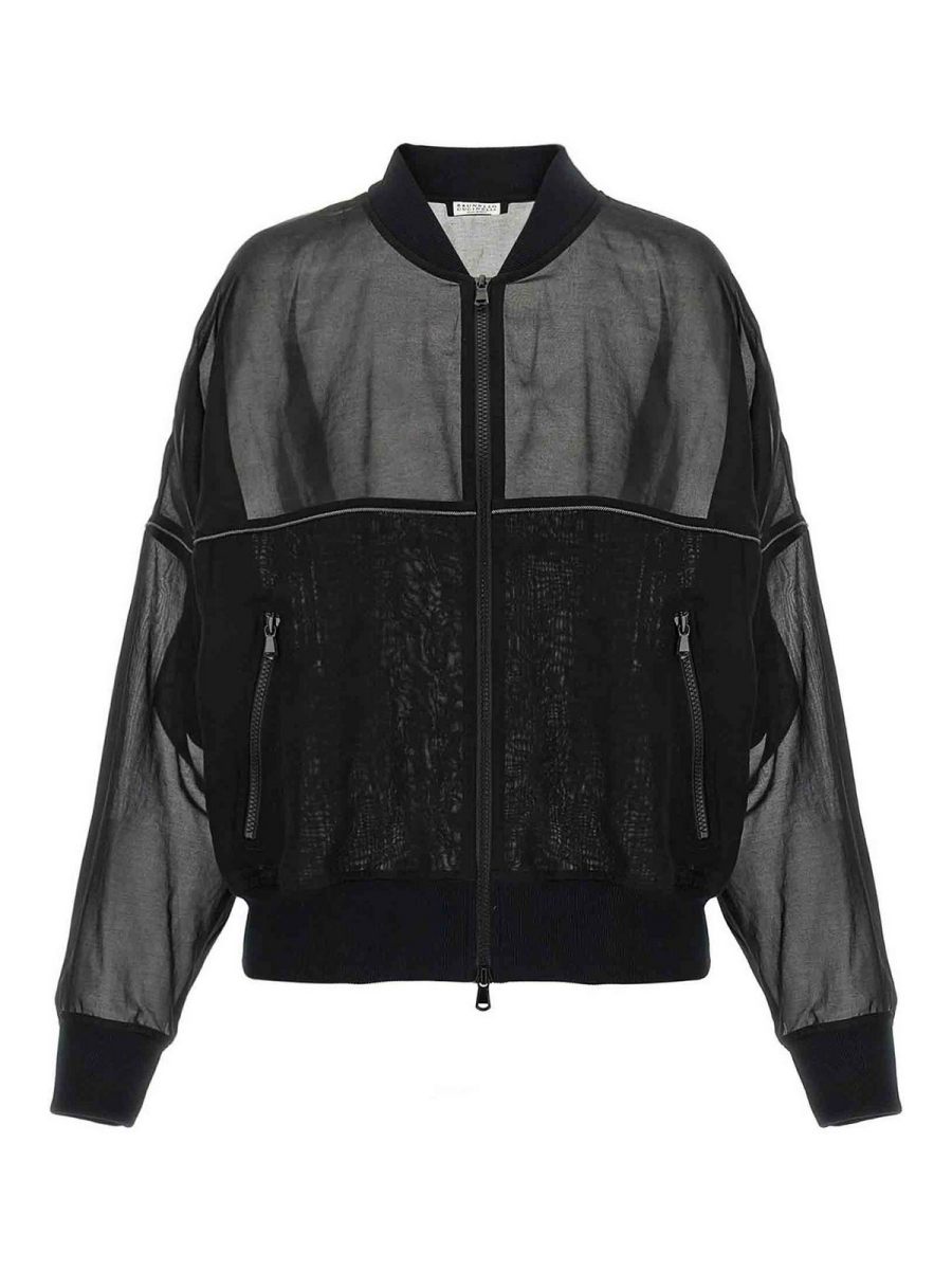 Brunello Cucinelli Bomber - Noir