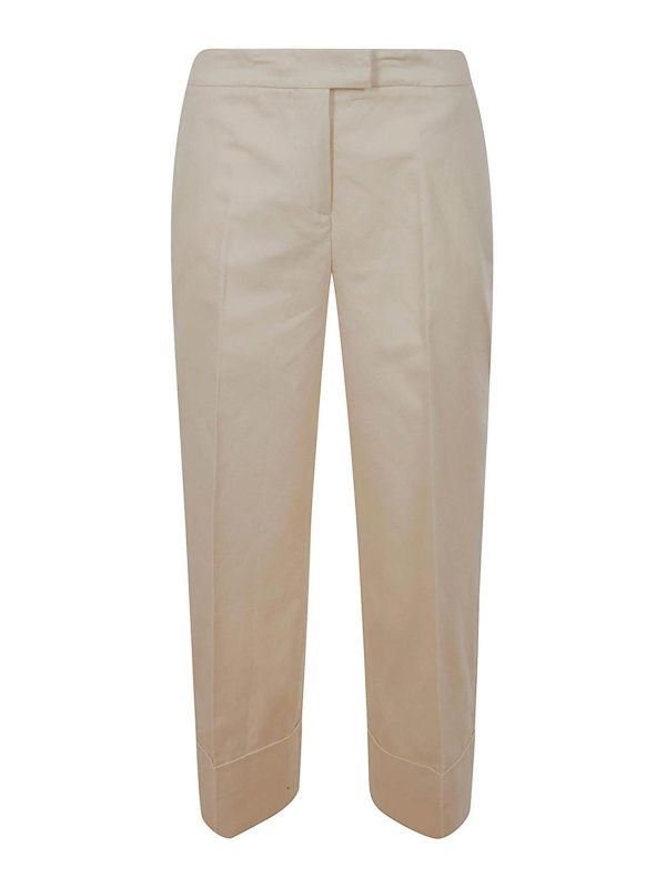 Pt Torino Pantalons Décontractés - Crème