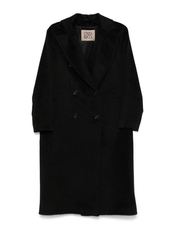 Cinzia Rocca Manteau Court - Noir