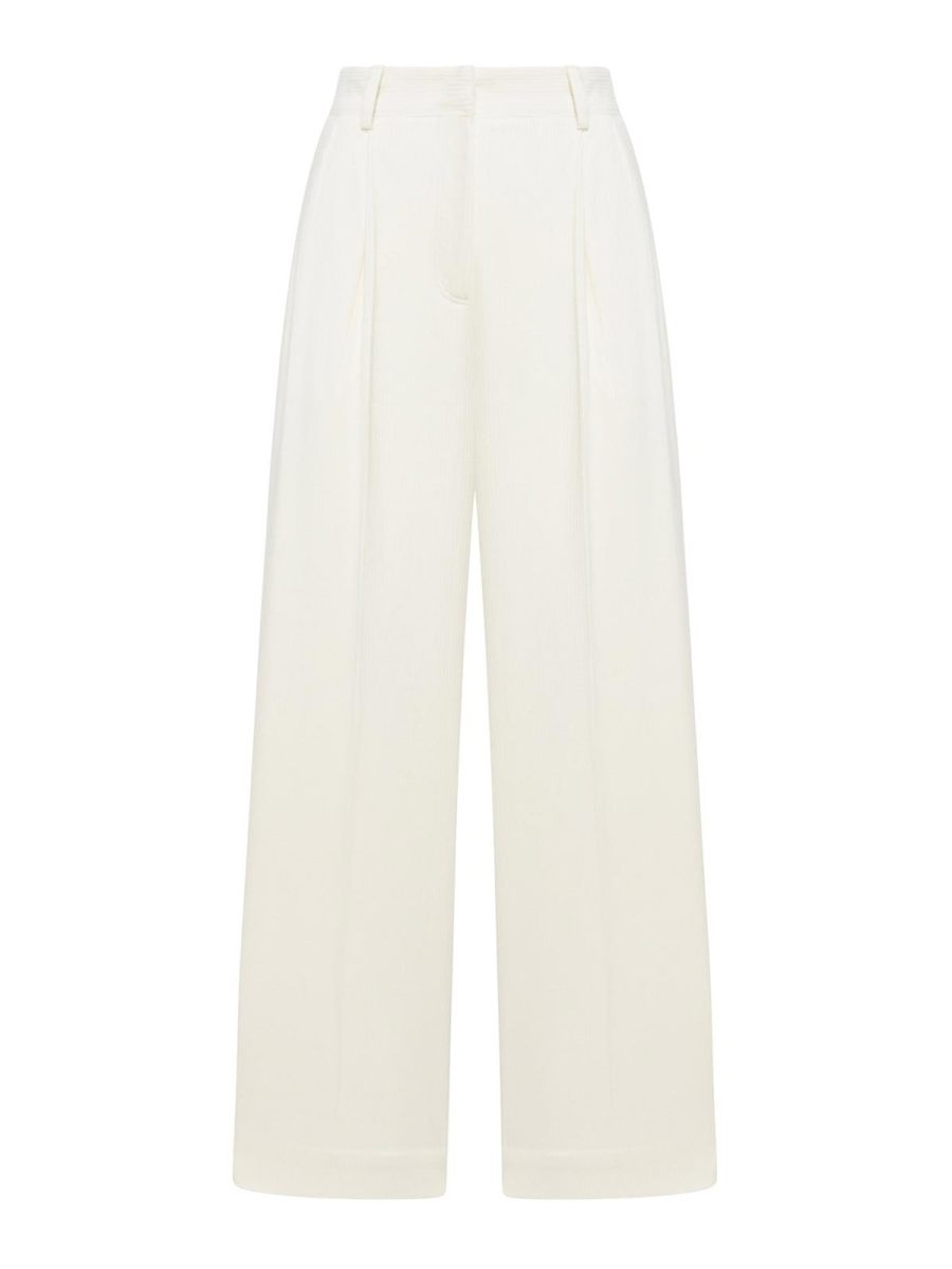 Toteme Pantalons Décontractés - Blanc