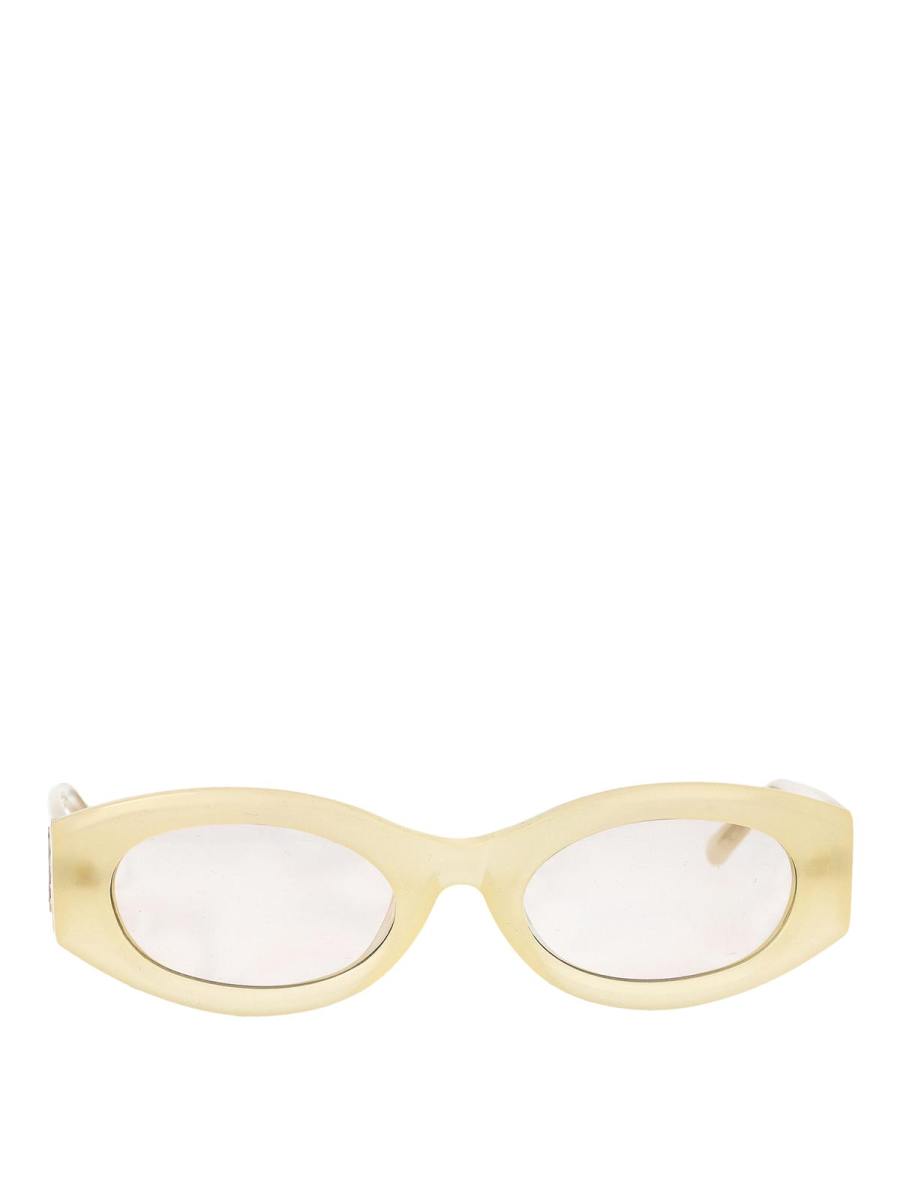 The Attico Lunettes De Soleil - Jaune