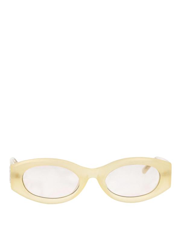 The Attico Lunettes De Soleil - Jaune