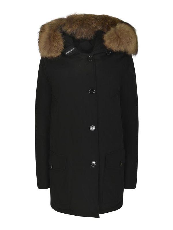 Woolrich Manteau Court - Noir